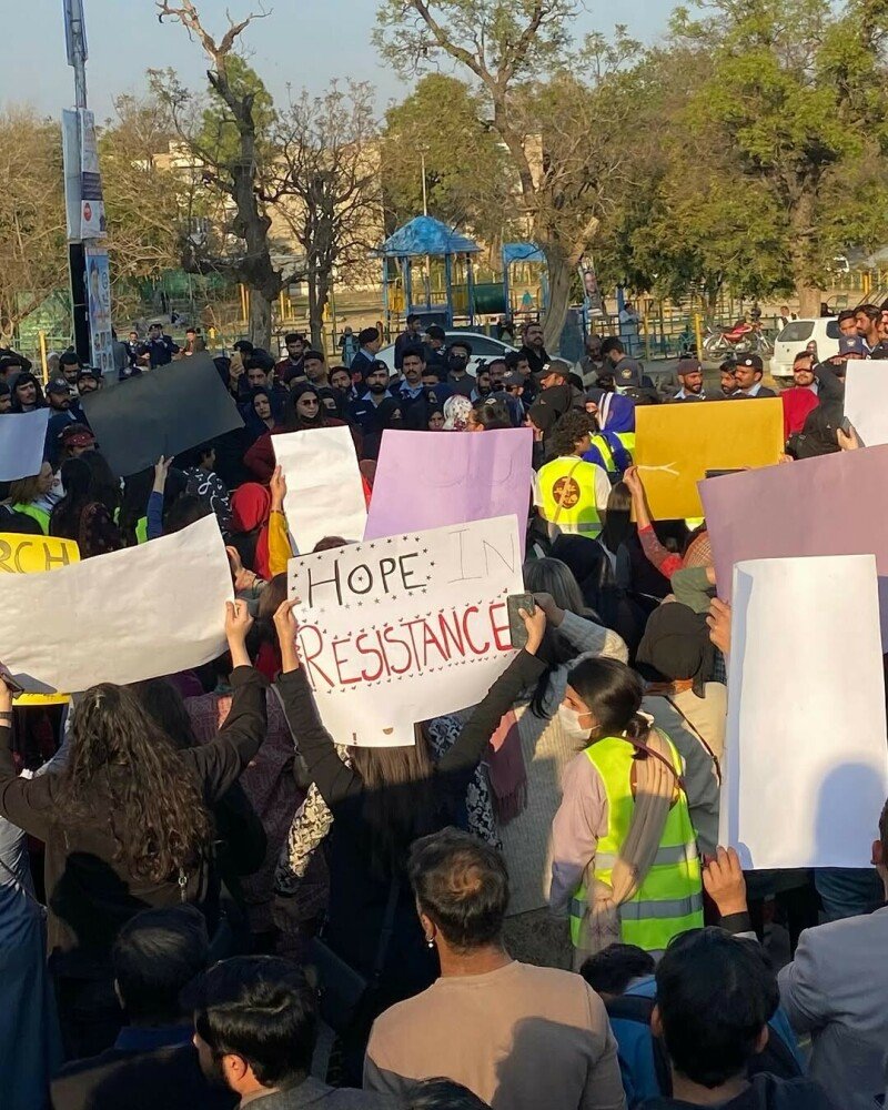 Aurat March Islamabad Petição para o primeiro-ministro Shebaz Larry Noc-Cultural