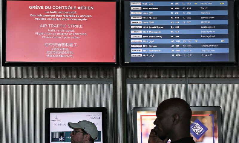 Mix de viagens francesas Mix caos quando os controladores de tráfego aéreo tomam greves – o mundo