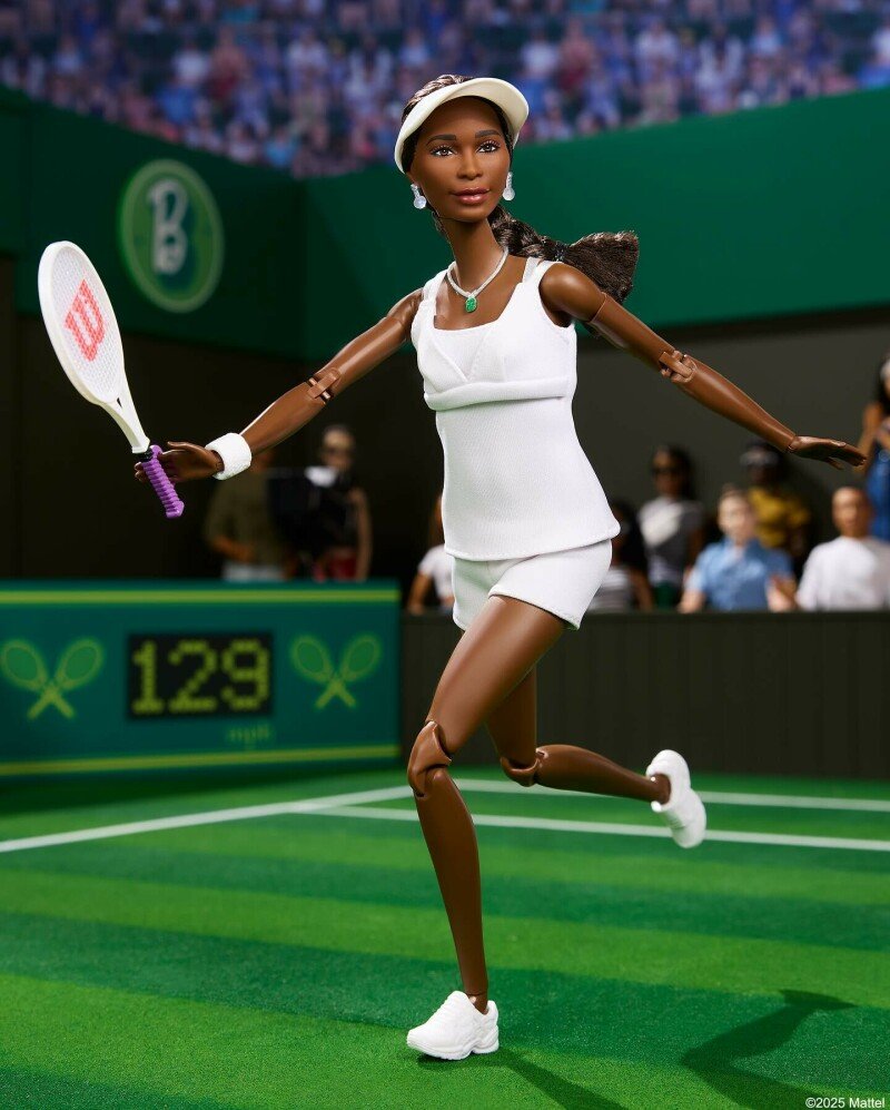 A estrela do tênis Venus Williams é a mais recente membro do inspirador Clube das Mulheres da Barbie – Cultura
